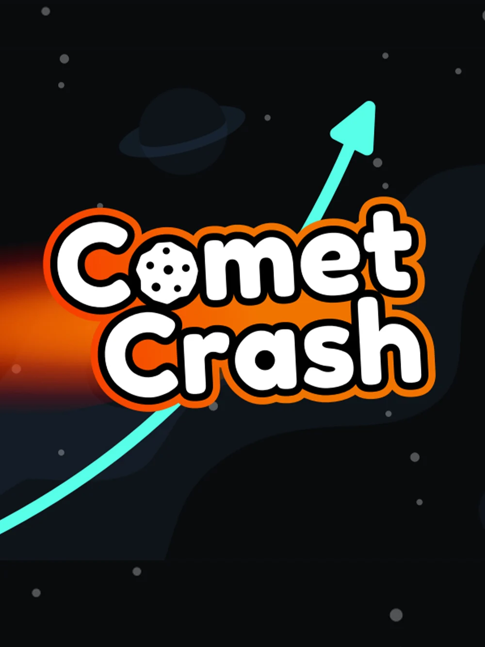 Juego crash con cometa y sensación de velocidad espacial.