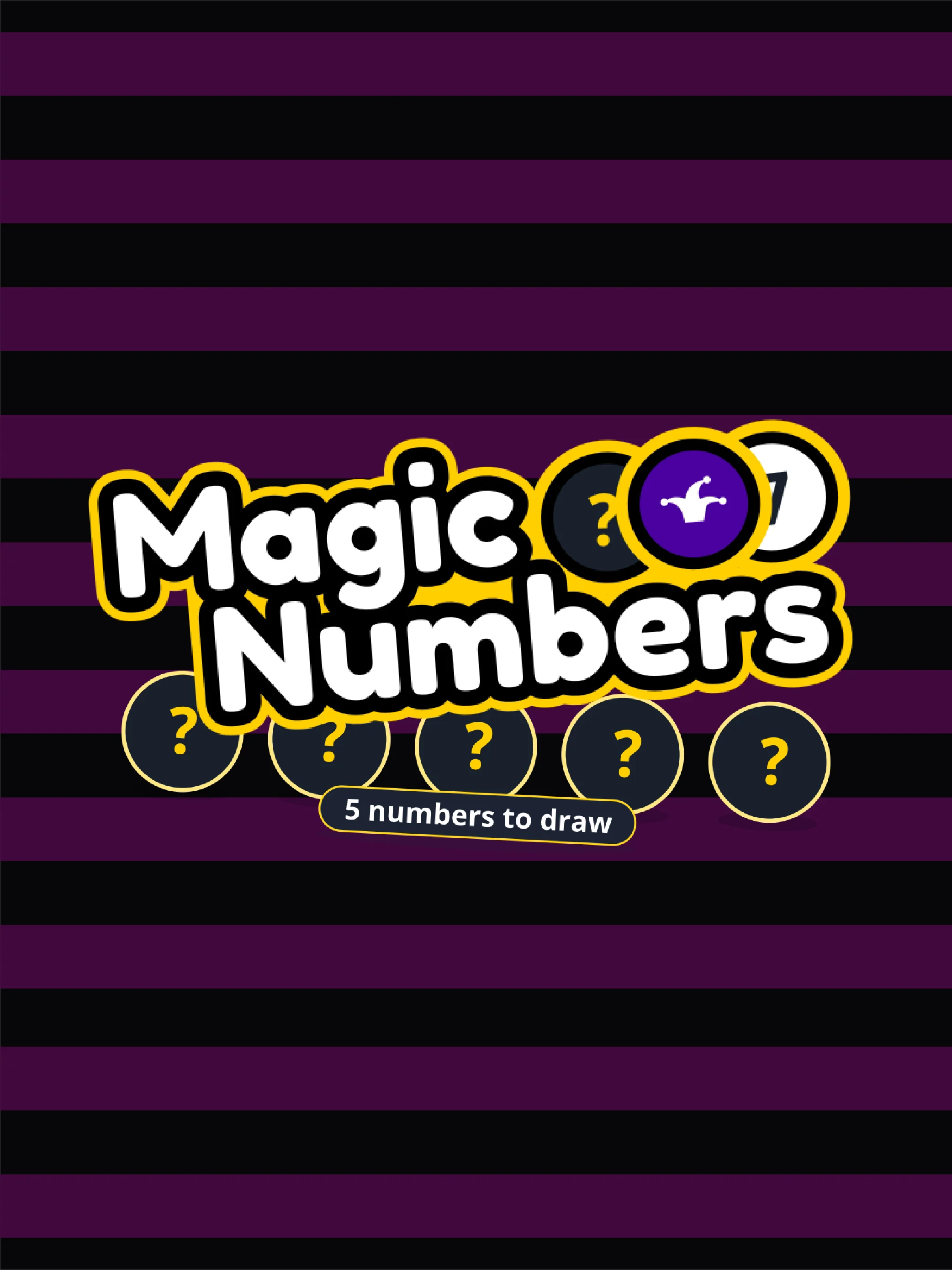 Juego numérico con estilo luminoso y enfoque en combinaciones.