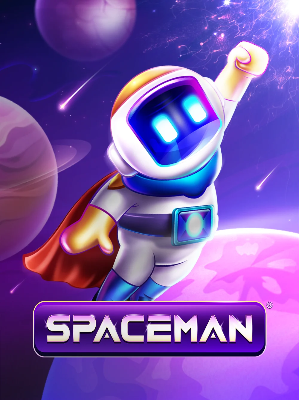 Juego espacial con personaje central y sensación de riesgo alto.